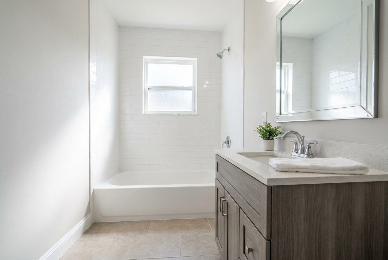 Pre-listing bathroom refresh